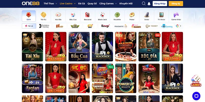 Các tựa game đổi thưởng nổi bật nhất ở one88